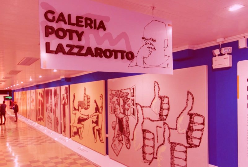 Curso Positivo inaugura Galeria Poty Lazzarotto